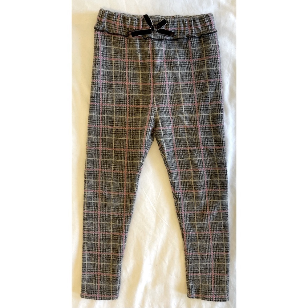 Toddler girl size 3-4 years Zara plaid leggings
